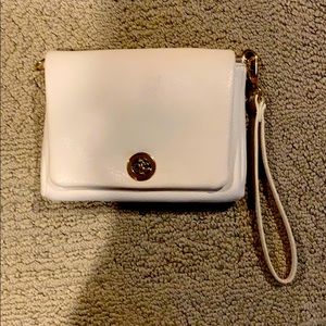 Charming Charlie white crossbody/handbag